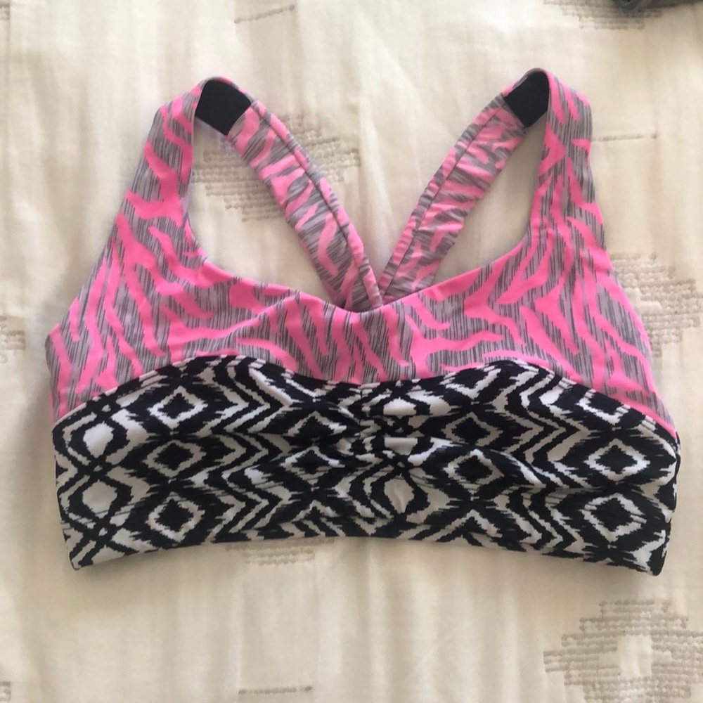 Mixed Print Onzie Sports Bra